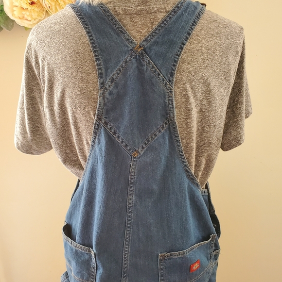 Women’s Dickies Blue Overalls M - Picture 9 of 11